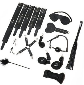 Bedroom Restraint Two-Piece Set (Black)