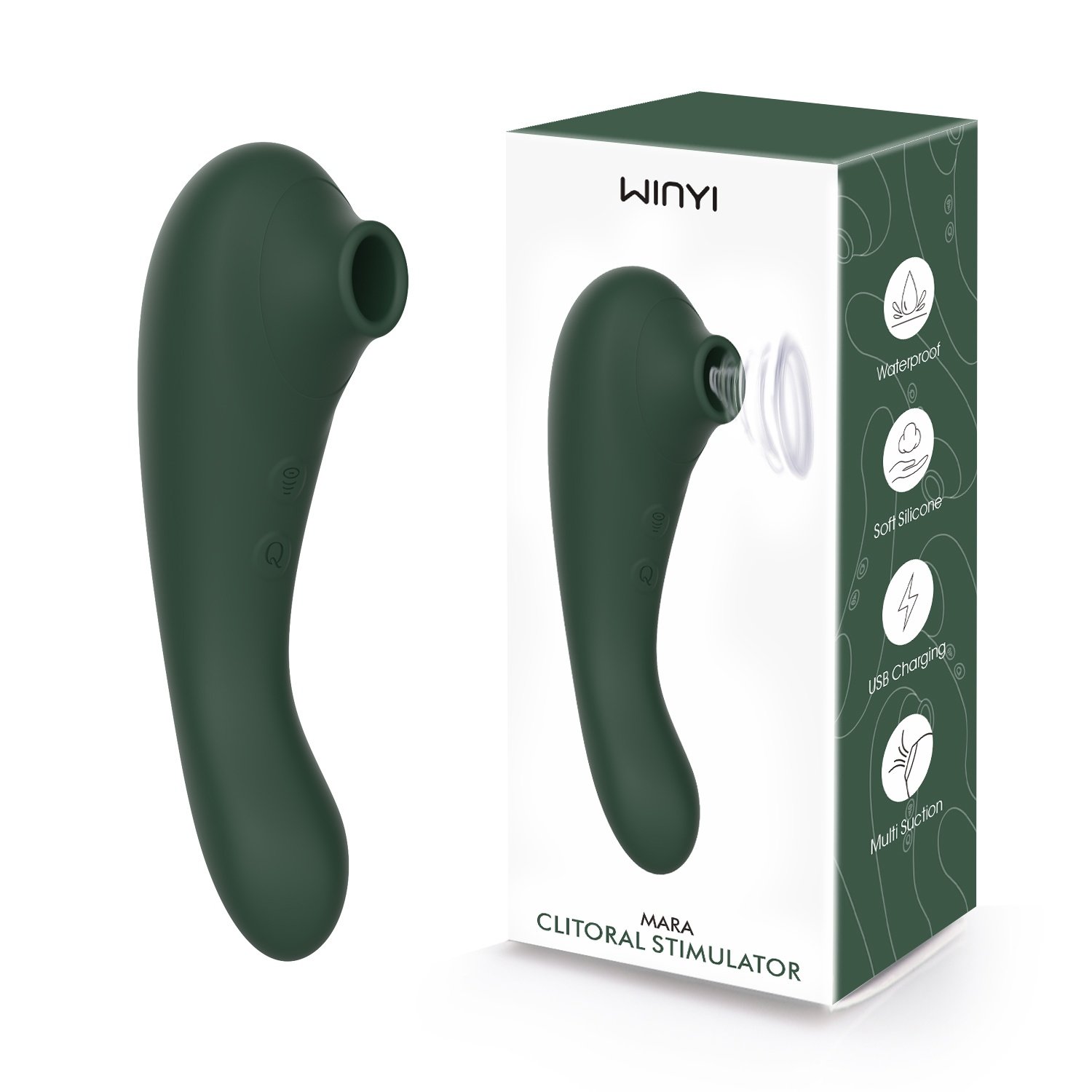 WINYI WY0635 Whale Suction and Vibration Stimulator