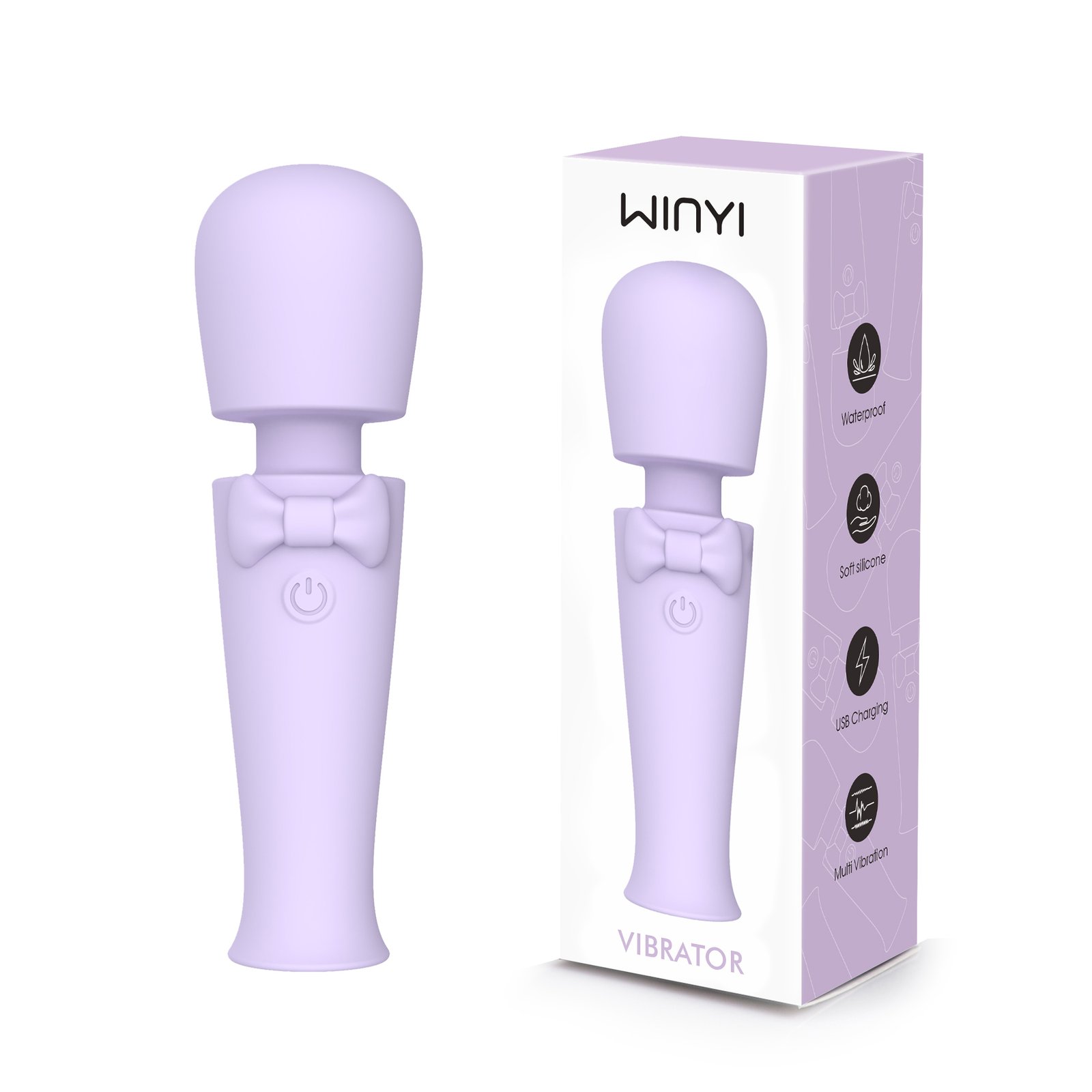 WINYI WY0715 Rechargeable Bow Wand Vibrator